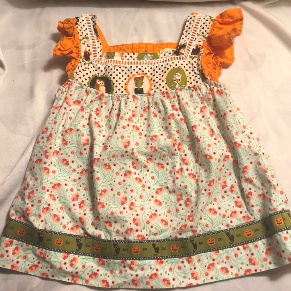 Matilda Jane Halloween short sleeve dress